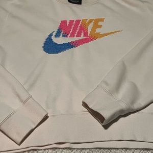 Nike Cropped Swestshirt Stitch Pattern